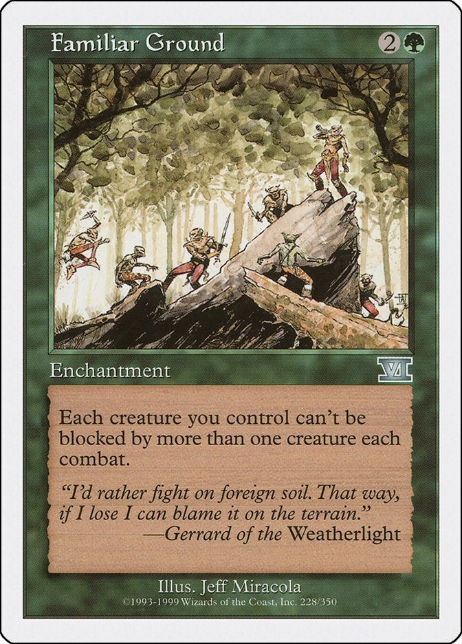 Familiar Ground (228) [6ED] - MTG Single