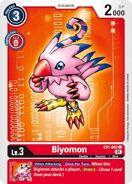 Biyomon (1002) [EX01] - Digimon Card Game Single