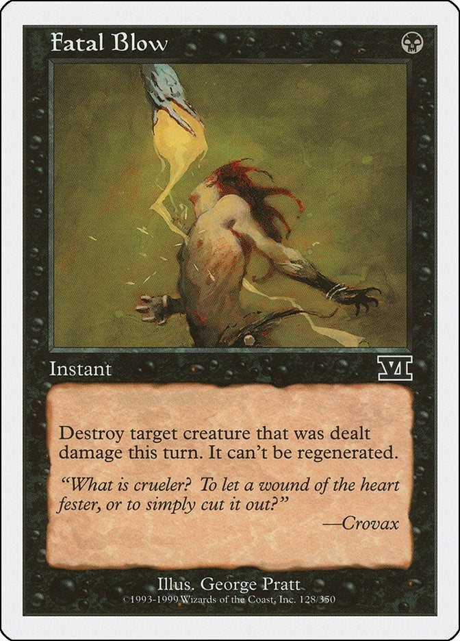 Fatal Blow (128) [6ED] - MTG Single