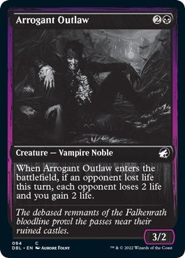 Arrogant Outlaw (84) [DBL] - MTG Single
