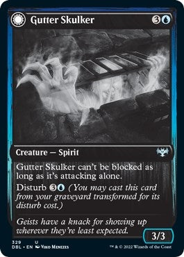 Gutter Skulker (329) [DBL] - MTG Single