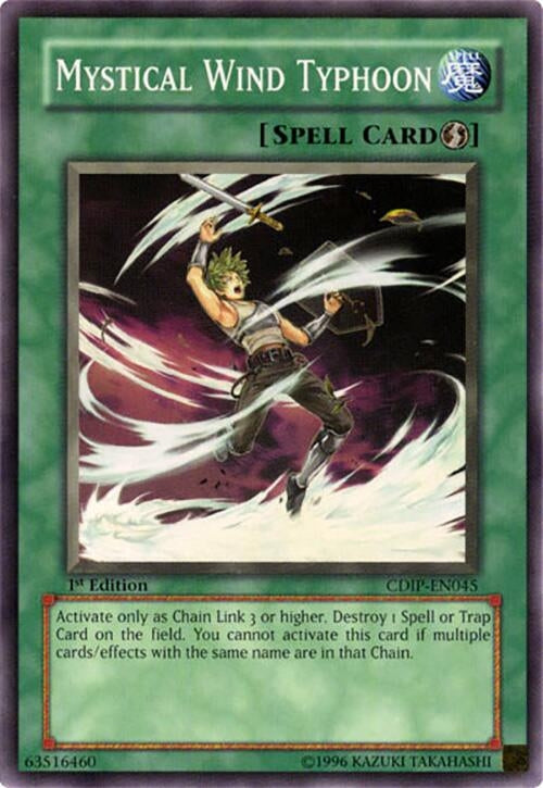 Mystical Wind Typhoon (45) - YuGiOh Single