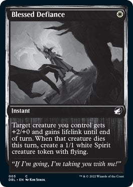 Blessed Defiance (5) [DBL] - MTG Single