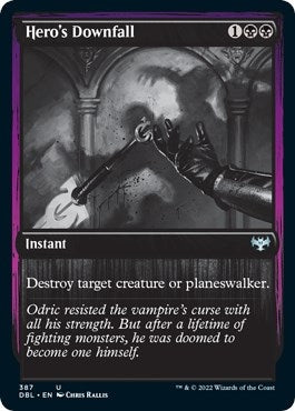 Hero’s Downfall (387) [DBL] - MTG Single
