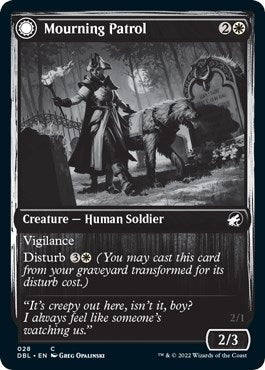 Mourning Patrol (28) [DBL] - MTG Single