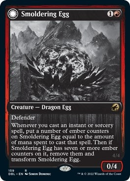 Smoldering Egg (159) [DBL] - MTG Single