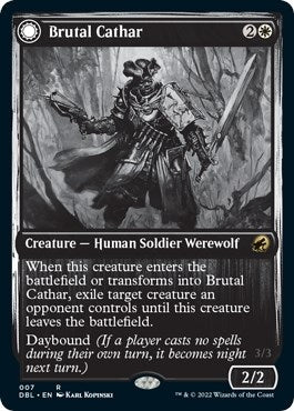 Brutal Cathar (7) [DBL] - MTG Single