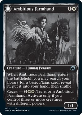 Ambitious Farmhand (2) [DBL] - MTG Single