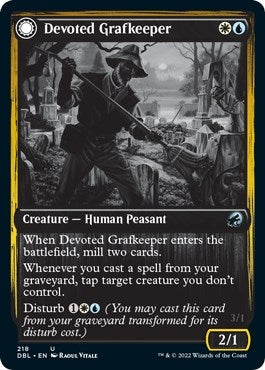 Devoted Grafkeeper (218) [DBL] - MTG Single