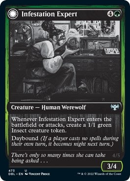 Infestation Expert (473) [DBL] - MTG Single
