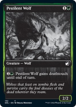 Pestilent Wolf (192) [DBL] - MTG Single