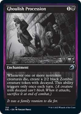 Ghoulish Procession (102) [DBL] - MTG Single