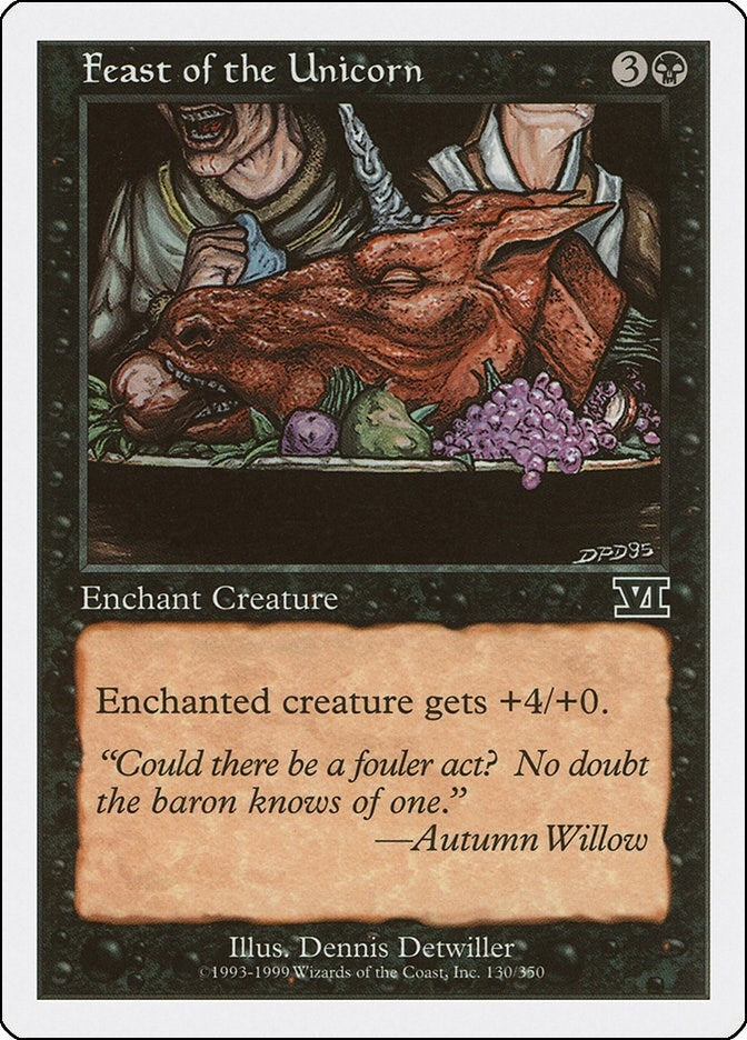 Feast of the Unicorn (130) [6ED] - MTG Single