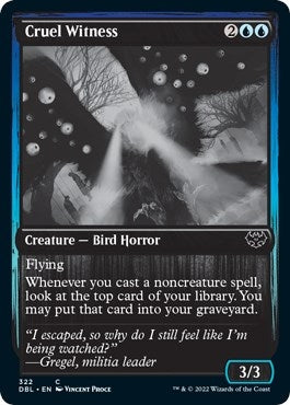 Cruel Witness (322) [DBL] - MTG Single