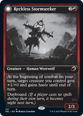 Reckless Stormseeker (157) [DBL] - MTG Single