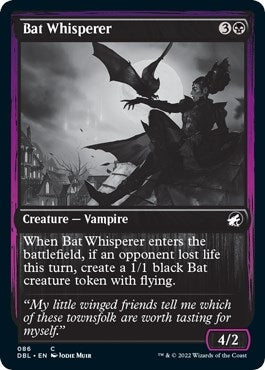 Bat Whisperer (86) [DBL] - MTG Single