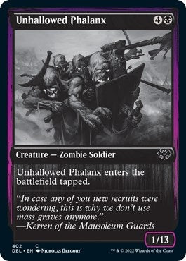Unhallowed Phalanx (402) [DBL] - MTG Single