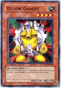 Yellow Gadget (10008) (SD10) - YuGiOh Single