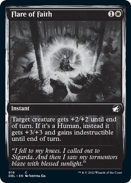Flare of Faith (19) [DBL] - MTG Single