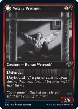 Weary Prisoner (451) [DBL] - MTG Single