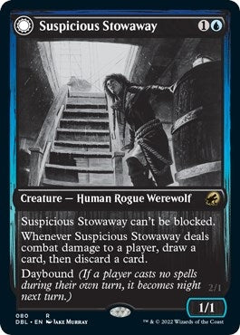Suspicious Stowaway (80) [DBL] - MTG Single
