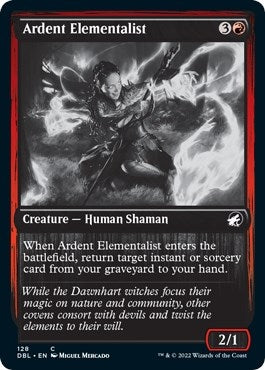 Ardent Elementalist (128) [DBL] - MTG Single