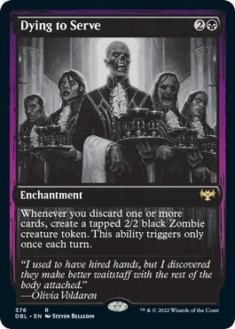 Dying to Serve (376) [DBL] - MTG Single