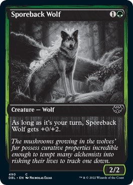 Sporeback Wolf (490) [DBL] - MTG Single