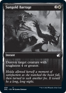 Sungold Barrage (36) [DBL] - MTG Single