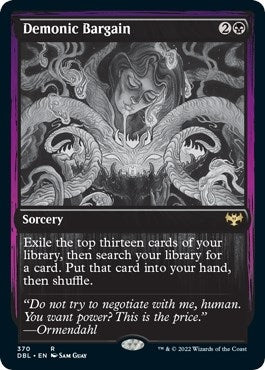 Demonic Bargain (370) [DBL] - MTG Single