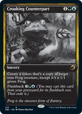 Croaking Counterpart (215) [DBL] - MTG Single