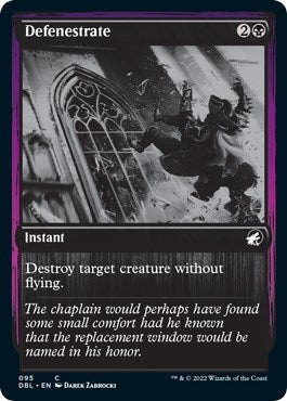Defenestrate (95) [DBL] - MTG Single