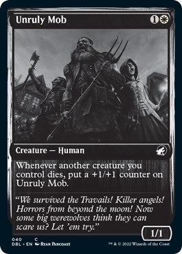Unruly Mob (40) [DBL] - MTG Single