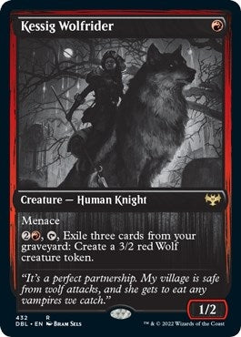 Kessig Wolfrider (432) [DBL] - MTG Single