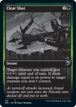 Clear Shot (176) [DBL] - MTG Single