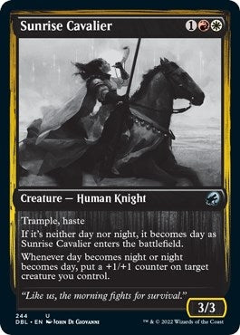 Sunrise Cavalier (244) [DBL] - MTG Single