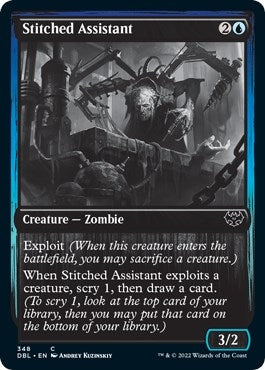 Stitched Assistant (348) [DBL] - MTG Single