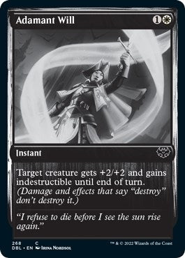 Adamant Will (268) [DBL] - MTG Single