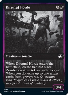 Diregraf Horde (96) [DBL] - MTG Single