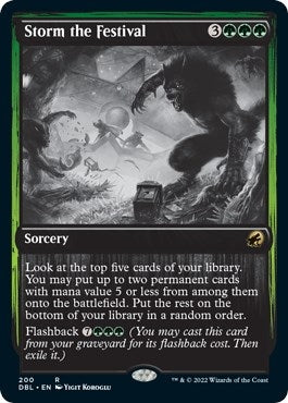 Storm the Festival (200) [DBL] - MTG Single