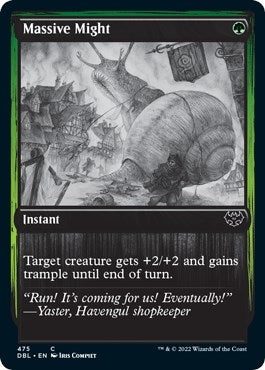 Massive Might (475) [DBL] - MTG Single