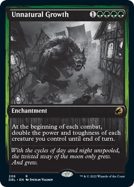 Unnatural Growth (206) [DBL] - MTG Single
