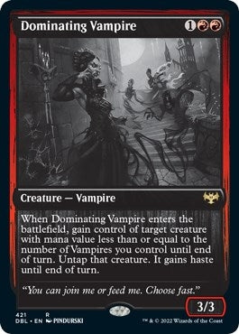 Dominating Vampire (421) [DBL] - MTG Single