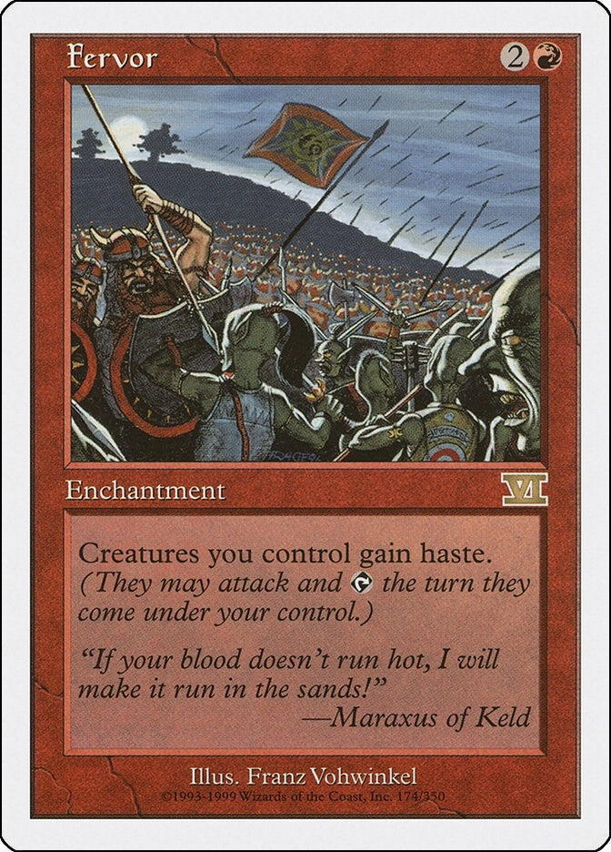 Fervor (174) [6ED] - MTG Single