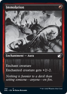 Immolation (144) [DBL] - MTG Single
