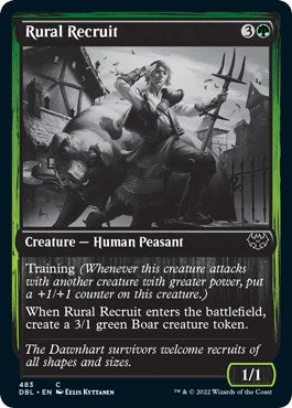Rural Recruit (483) [DBL] - MTG Single