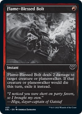 Flame-Blessed Bolt (425) [DBL] - MTG Single