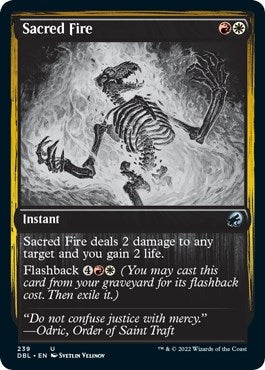 Sacred Fire (239) [DBL] - MTG Single