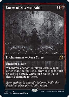 Curse of Shaken Faith (134) [DBL] - MTG Single