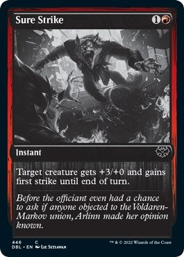 Sure Strike (446) [DBL] - MTG Single